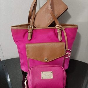 MICHAEL KORS Nylon "Jet Set Travel" 3 Pc Set